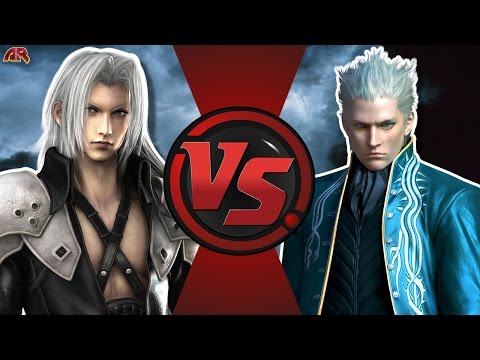 SEPHIROTH vs VERGIL! (Final Fantasy vs Devil May Cry) Cartoon Fight Club Episode 183 Video