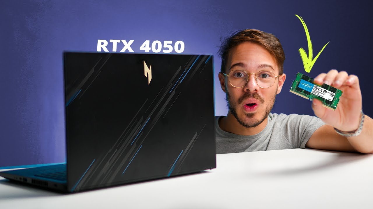 Vale a pena fazer upgrade de memoria RAM no Acer Nitro V RTX 4050?