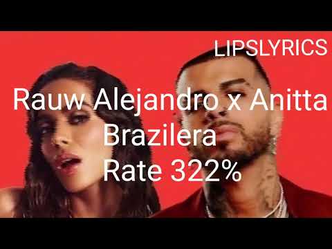 Rauw Alejandro x Anitta - Brazilera (Speed - Rate 322%)