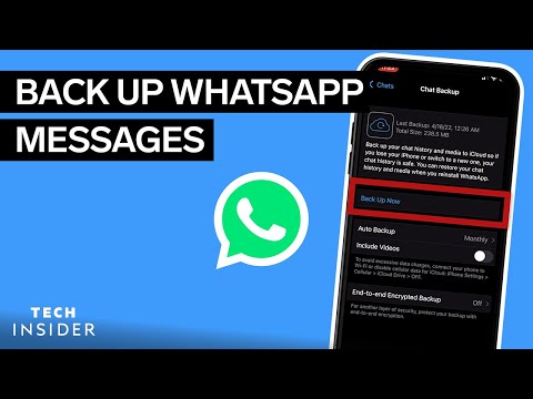 如何備份WhatsApp資訊 | 技術內幕 (How To Back Up WhatsApp Messages | Tech Insider)