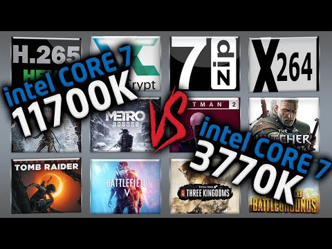 Intel i7 11700K vs i7 3770K Benchmarks – 15 Tests 🔥