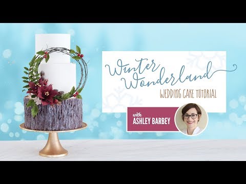 Winter Wonderland Wedding Cake Promo