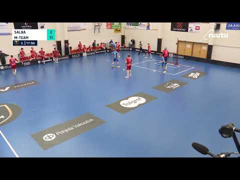 F-liigaM -karsinnat, 19.3.2023 SalBa - M-Team. Tilanne ajassa 57:50.