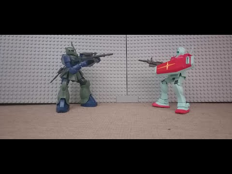 Duel under my desk | gunpla stop motion n. 2