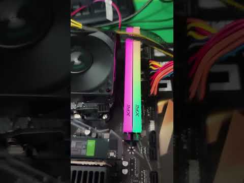 PLACA MÃE GIGABYTE A520M K V2 - TESTANDO - #shorts