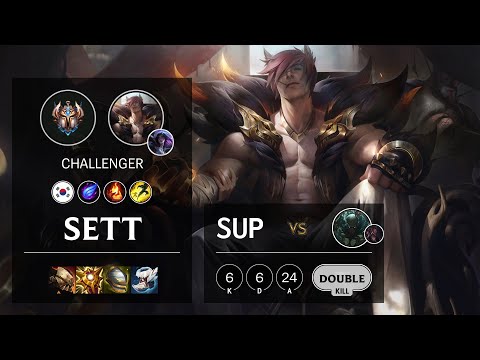 Sett Support vs Pyke - KR Challenger Patch 10.25b