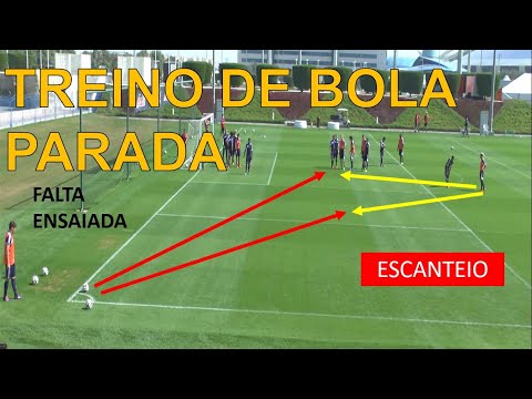 Treino de bola parada