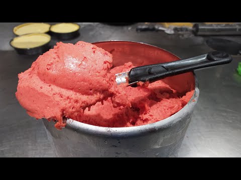 Come fare il Gelato Alla Fragola - Ricetta Professionale - Corso di Pasticceria