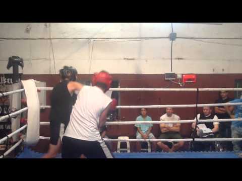 Pelea de box Leandro colos vs Agustin Lupi