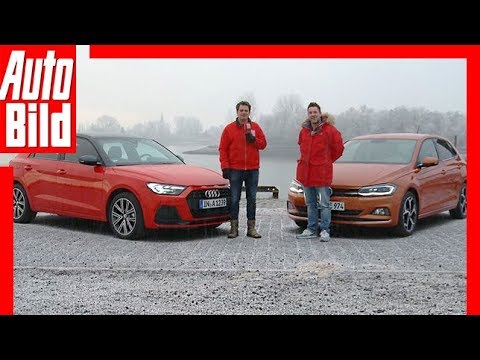 Duel behind the dike: Audi A1 vs VW Polo (2019) Test / Driving report / Review