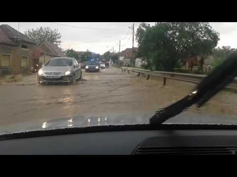 Inundație in localitatea Spini Hunedoara