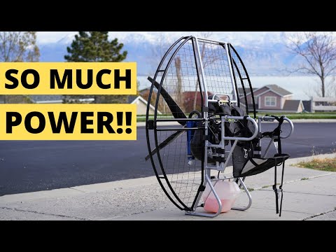 THIS PARAMOTOR ENGINE IS INSANE!!