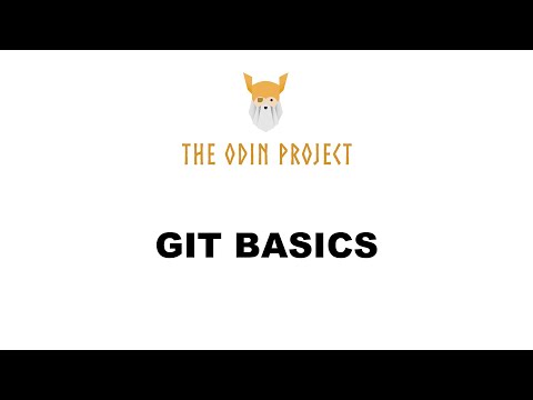 Git Basics - Foundations - The Odin Project