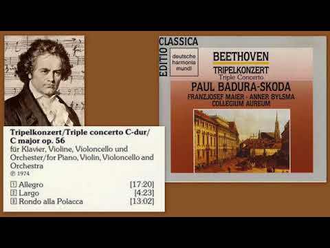 Ludwig Van Beethoven: Triple Concerto in C Major Op. 56, P.Badura-Skoda, F.J.Maier, A.Bylsma