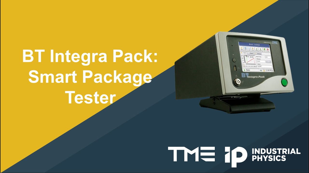 TME BT Integra Pack leak detection demonstration
