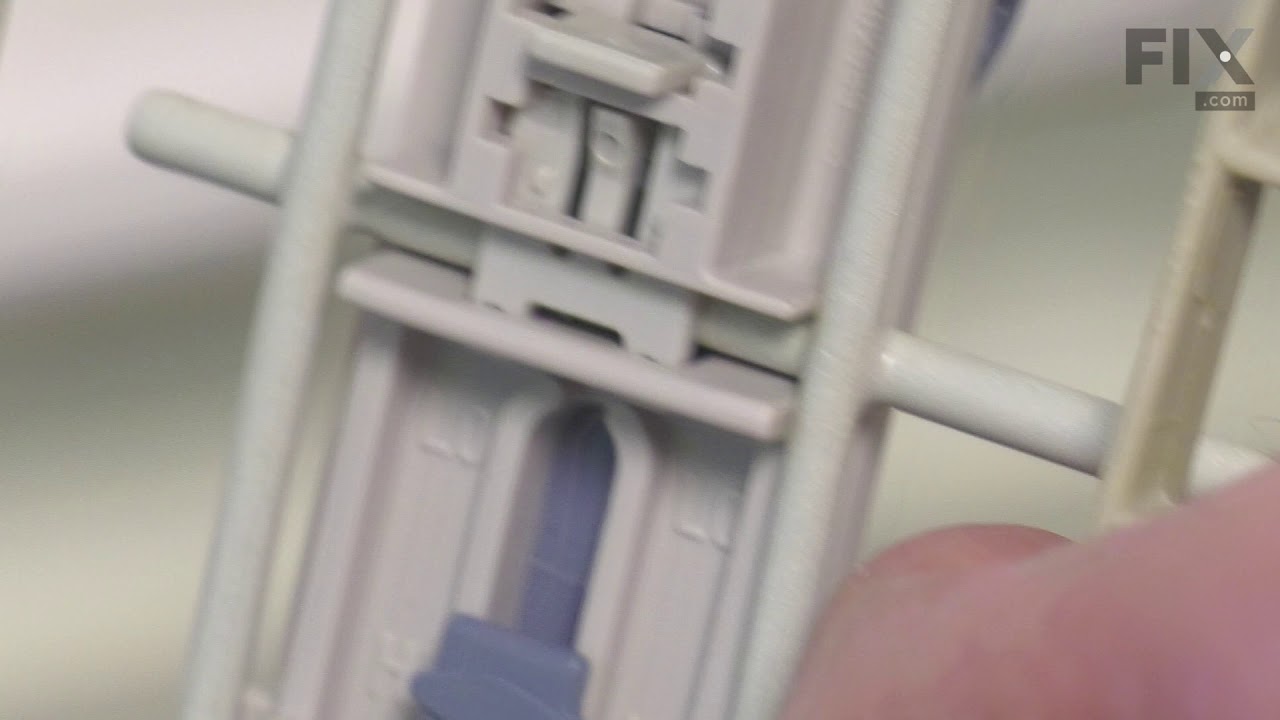 Replacing the Dishwasher Rack Adjuster