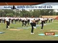 BSF Jawans perform Yoga on International Yoga Day