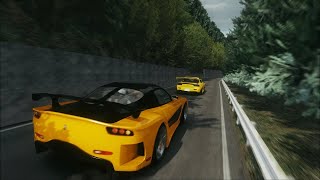 頭文字D×ワイスピx3　どっちのFDが好み？　高橋啓介 VS ハン  RE雨宮 ヴェイルサイド RX-7  asettocorsa mod initialD Fast and furious