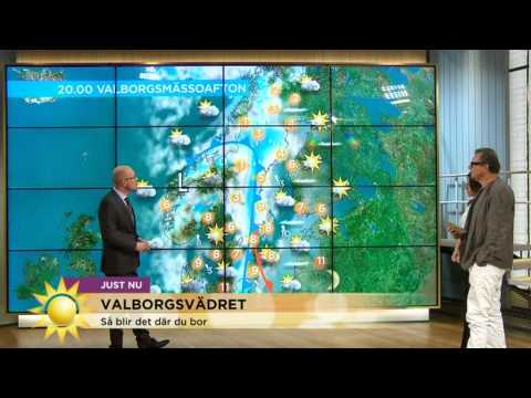 Valborgsvädret - Så blir det där du bor - Nyhetsmorgon (TV4)
