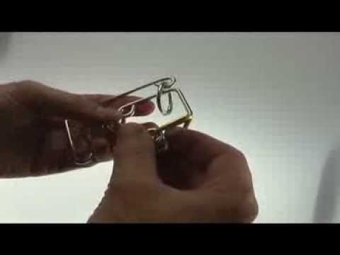 Solution for The Whale from Puzzle Master Wire Puzzles