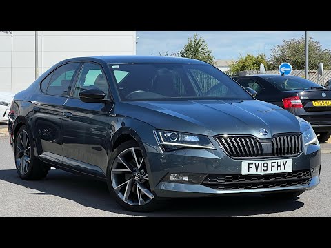FV19FHY Skoda Superb 2.0TSI 272 SportLine Plus 4x4 DSG Quartz Grey Metallic