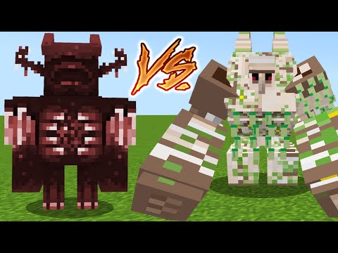 Bulky Warden VS Mutant Iron Golem (MINECRAFT BATTLE)