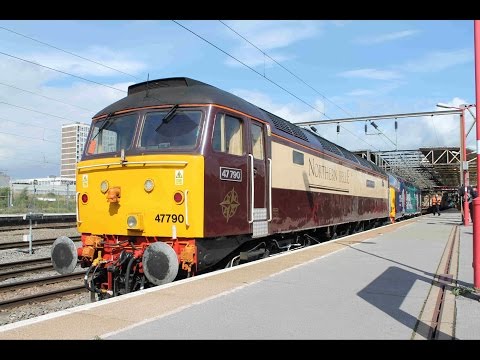 CLAG 47790 & 37423 on 0Z02 Gresty Bridge to Derby RTC at Crewe 12/8/2014