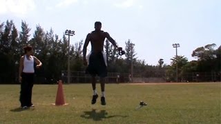 Kettlebell Jump Under-Leg Pass Pt. 2 | Dre Baldwin