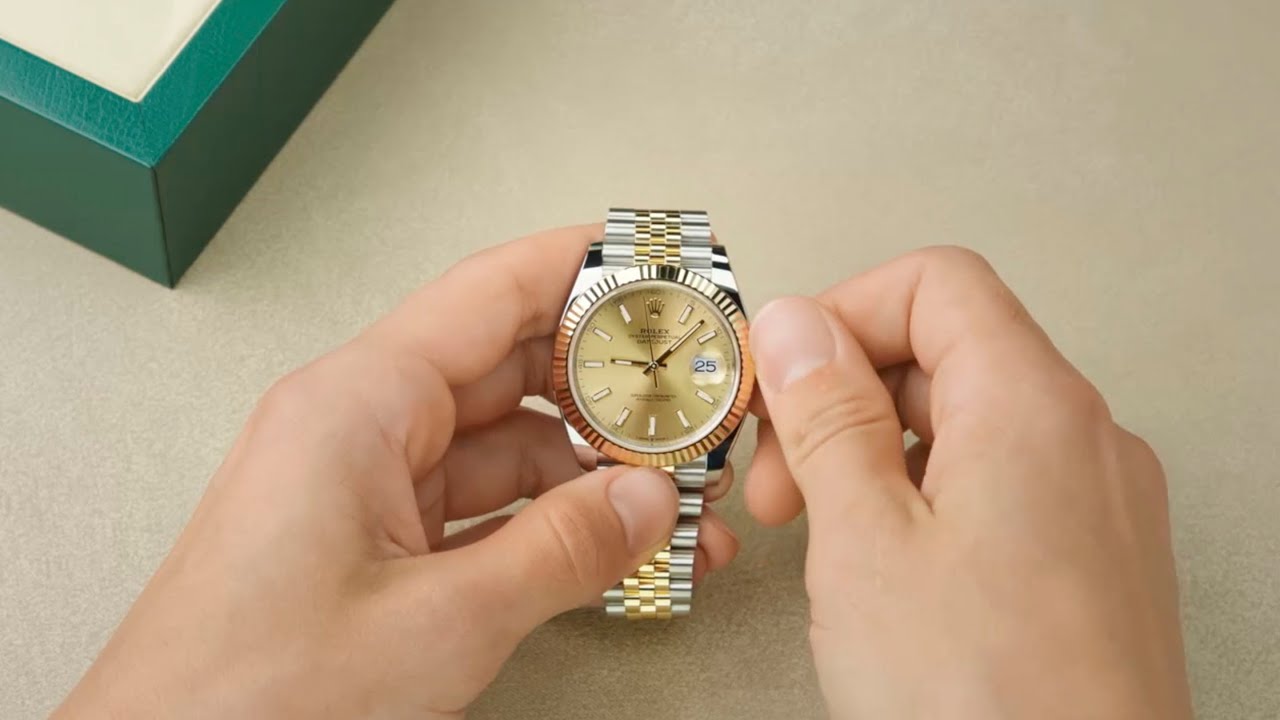 rolex datejust 41 gold