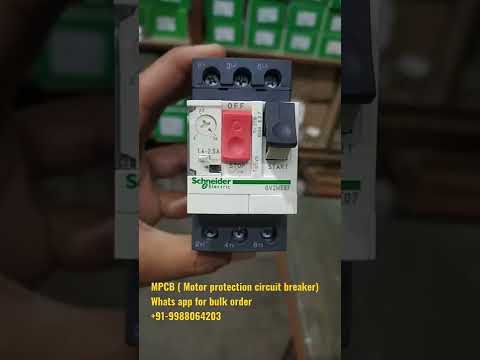 Motor protection circuit breaker Schneider mpcb