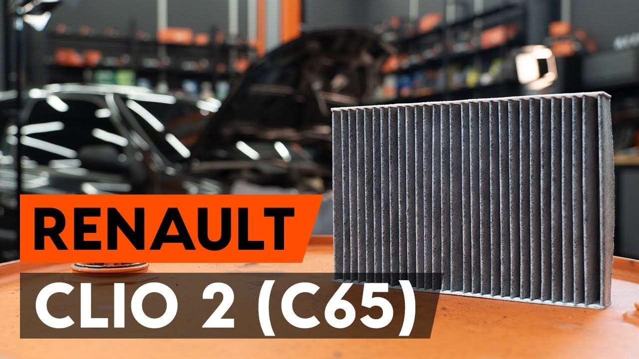 Comment changer : filtre d'habitacle sur Renault Clio 2 - Guide de remplacement