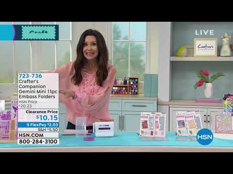 HSN | Crafter's Companion Sale - Up to 50% Off 06.08.2021 - 03 PM