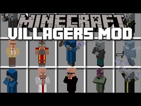 Minecraft SCARY VILLAGER MOD / FIGHT OFF EVIL VILLAGERS WITH GOLEMS!! Minecraft