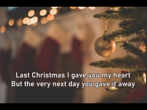 [Karaoke with lyrics] Last Christmas - Wham! (piano)
