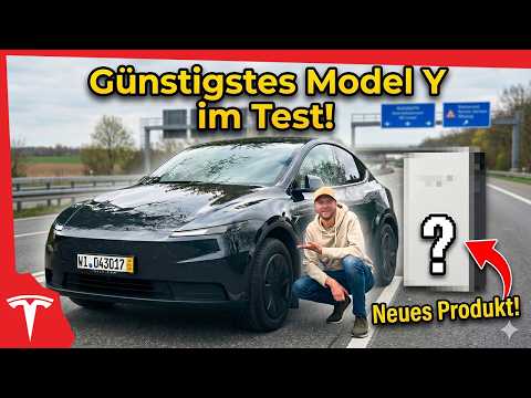 Tesla Model Y im Giga Berlin Langstrecken-Test: Krasse Ladegeschwindigkeit & ein neues Produkt!