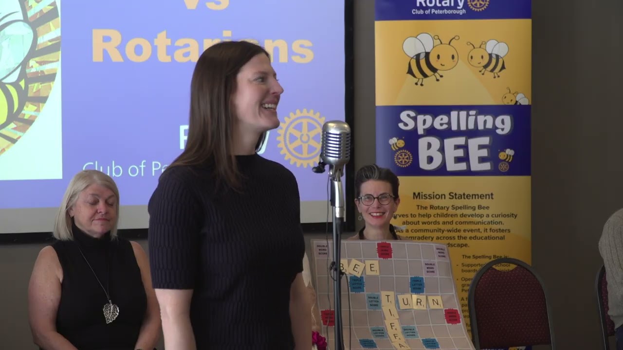 Ptbo Media vs Ptbo Rotarians Spelling Bee