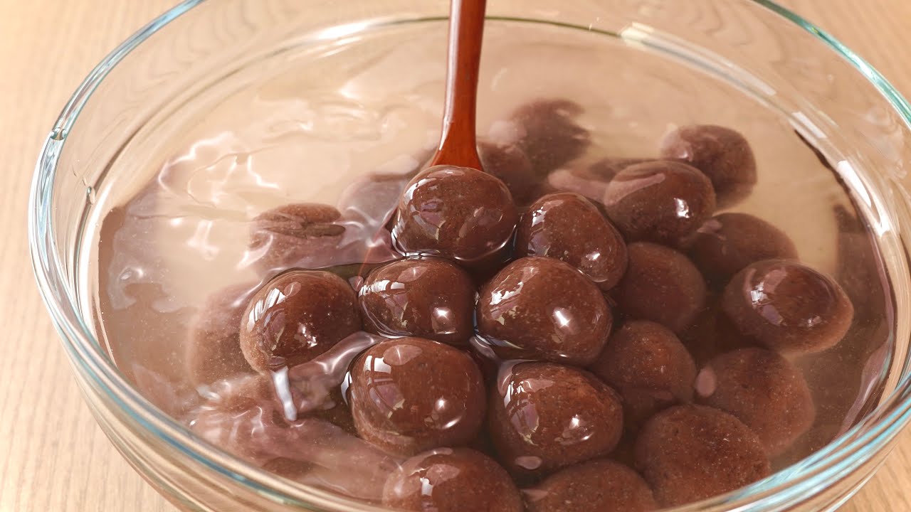 달콤하고 쫄깃한 초코떡 만들기 (재료 4가지)