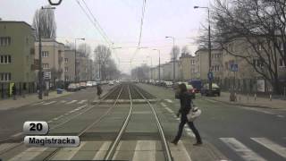 preview picture of video 'Tramwaje Warszawa linia 20'