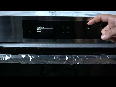 Samsung Microwave - How to Manage Time Format | Time Display Settings | NQ5B5713GBK