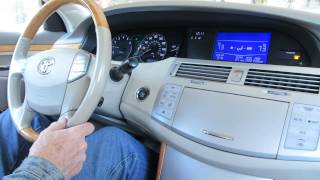 2005 Toyota Avalon Start Up And Move