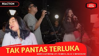 Download lagu TAK PANTAS TERLUKA - KEISYA LEVRONKA FT. MARIO G. KLAU X MONE BAND | LIVE COVER - REACTION!!! mp3