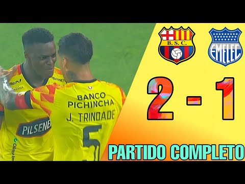 Clásico del Astillero Barcelona vs Emelec 2-1 a favor del cuadro amarillo