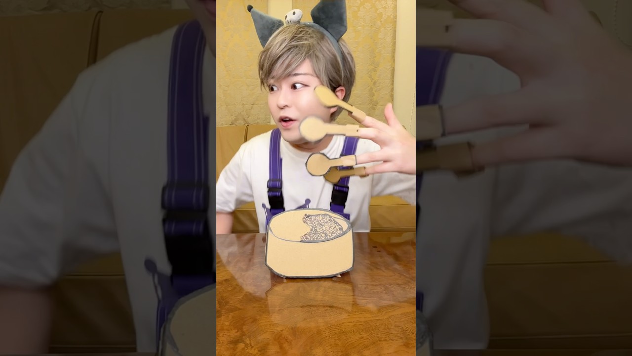 Stealing Cardboard Rice！