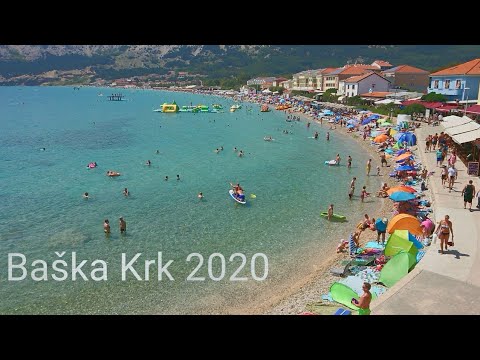 Baška 🏖️ Krk Croatia  August 2020 || Summertime!