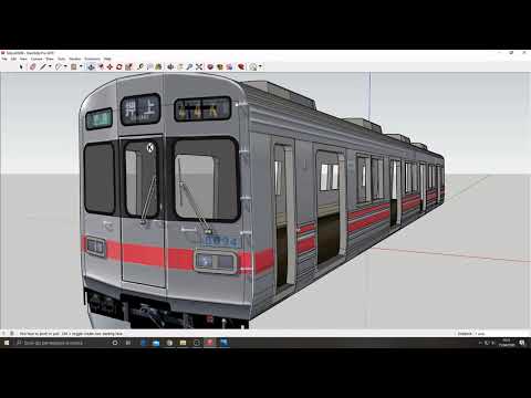 Making a Tokyu 8090/8590 Series for Trainz - Part 4 (Texturing)