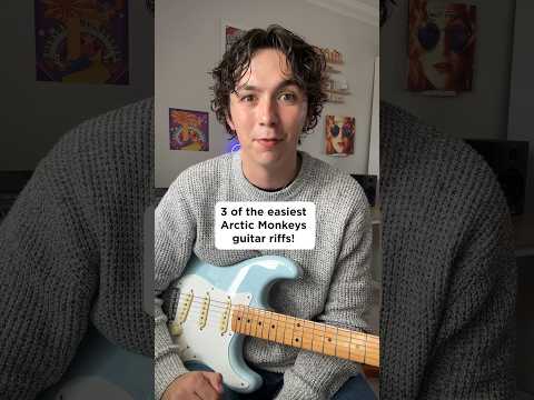 The 3 easiest Arctic Monkeys guitar riffs! #arcticmonkeys #alexturner #guitartabs