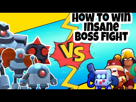 New Boss Fight Metal Scrap - LVL Insane Easy win low lvl brawlers - boss fight no glitch 2020