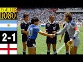 Argentina 2 1 England World Cup 1986 Full Highlight 1080p HD Diego Maradona