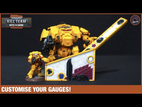 KILL TEAM COMBAT GAUGE - Paint It For Your Favourite Chapter Or Faction! Warhammer Into The Dark