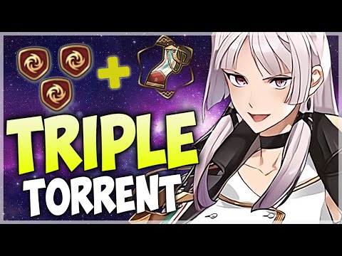 TRIPLE TORRENT LILIAS with HER NEW EE (ft. 8600 ATK GUNTHER!!) - Epic Seven